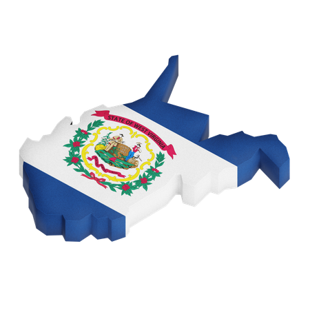 West Virginia  3D Icon