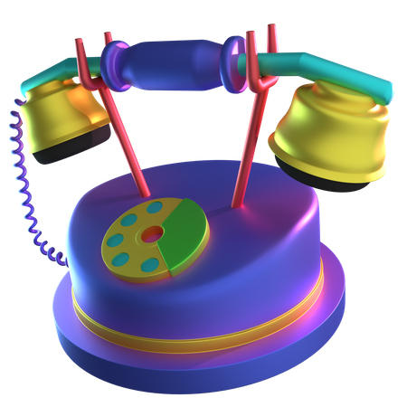 Western Telephone  3D Icon