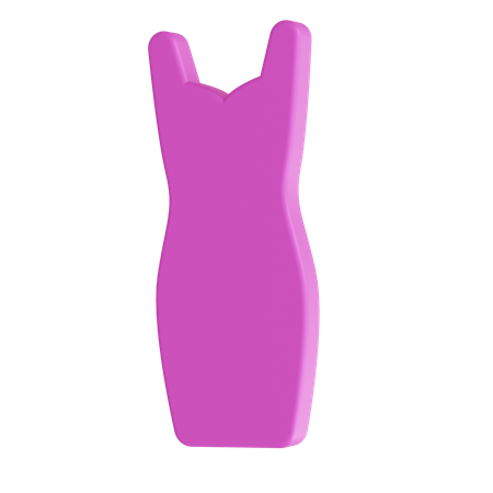 Westliches Kleid  3D Icon
