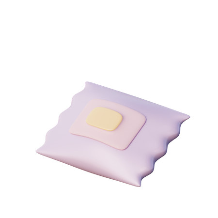 Wet Tissue  3D Illustration