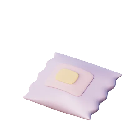 Wet Tissue  3D Illustration