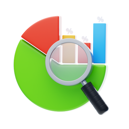 Wettbewerbsanalyse  3D Icon