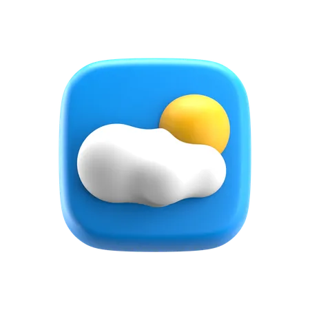 Wetter  3D Icon