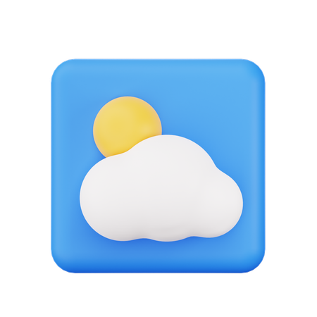 Wetter  3D Icon