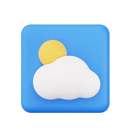 Wetter  3D Icon