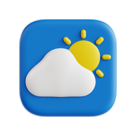 Wetter  3D Icon