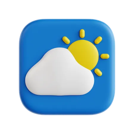 Wetter  3D Icon