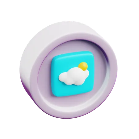 Wetter  3D Icon