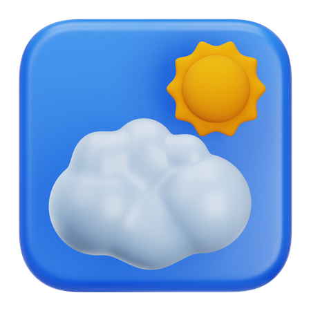 Wetter  3D Icon