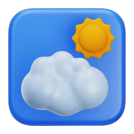 Wetter  3D Icon