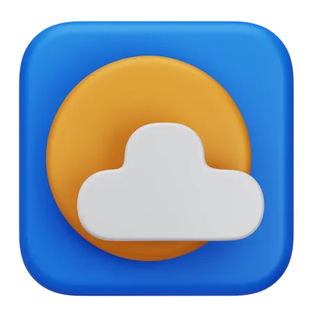 Wetter  3D Icon