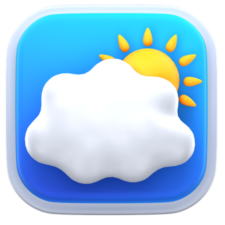 Wetter  3D Icon