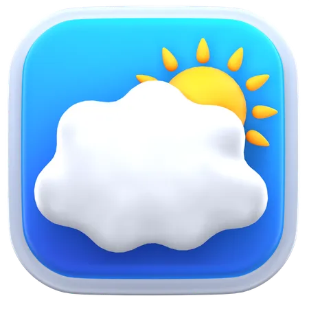 Wetter  3D Icon