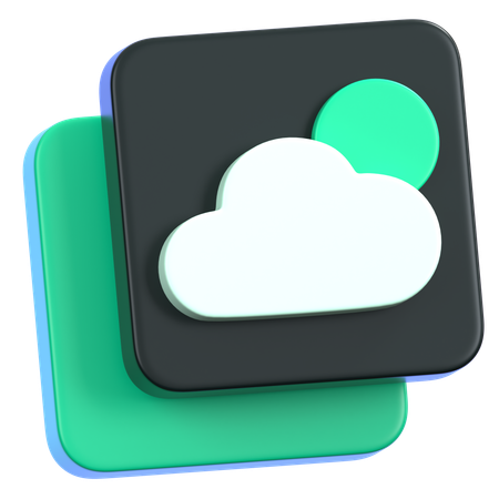 Wetter  3D Icon