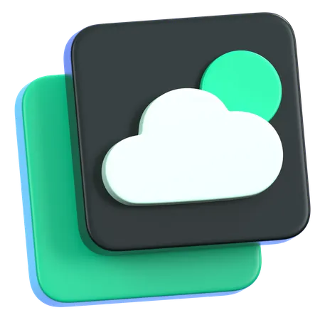 Wetter  3D Icon
