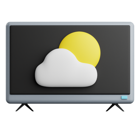 Wettervorhersage  3D Icon