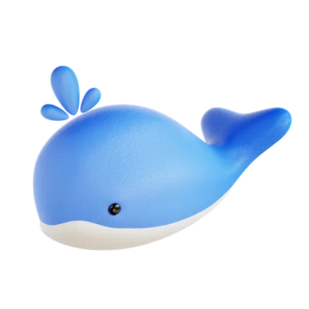 Whale  3D Icon