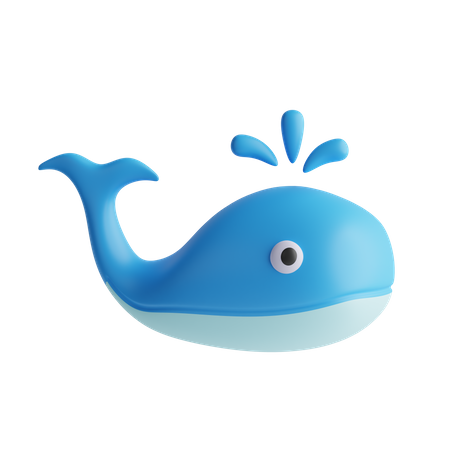 Whale  3D Icon