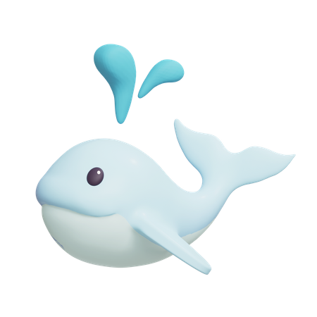 Whale  3D Icon