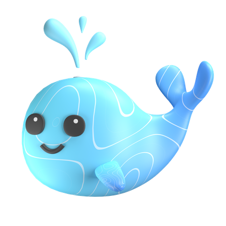 Whale  3D Icon