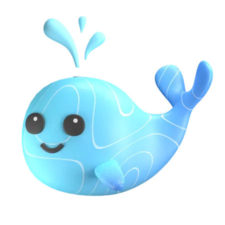 Whale  3D Icon