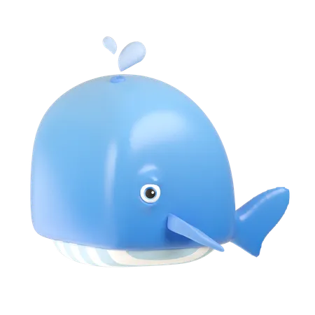 Whale  3D Icon