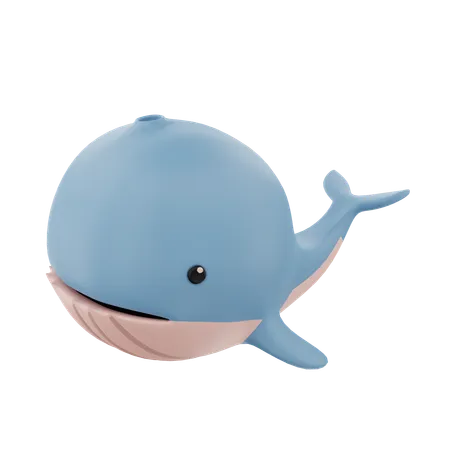 Whale  3D Icon