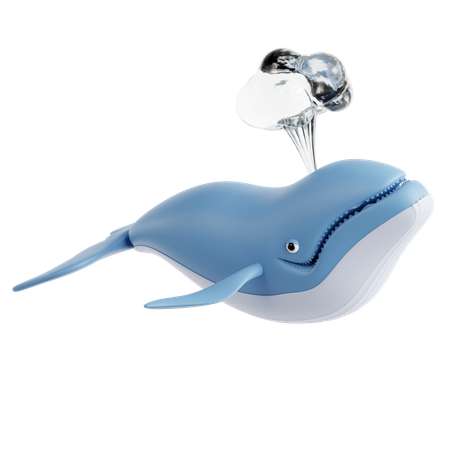 Whale  3D Icon