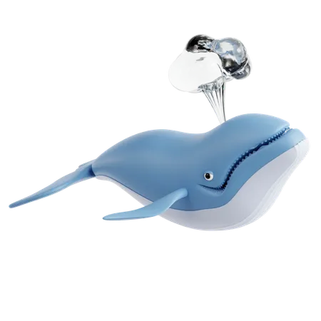 Whale  3D Icon