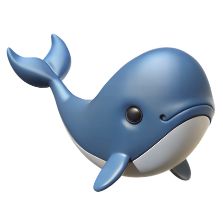 Whale  3D Icon