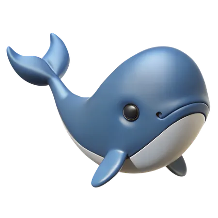 Whale  3D Icon