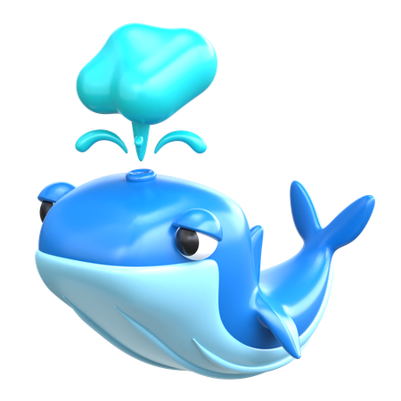 Whale  3D Icon