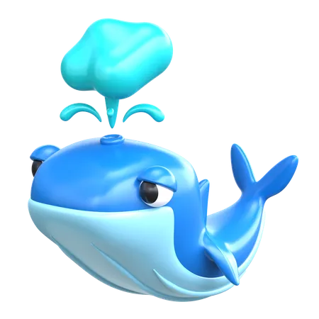 Whale  3D Icon