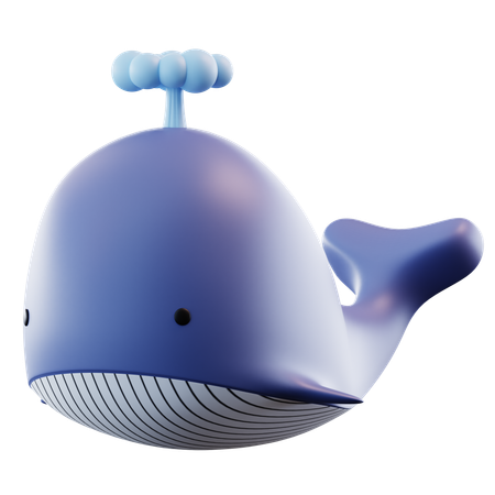 Whale  3D Icon