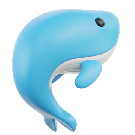 Whale  3D Icon