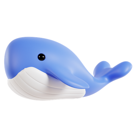 Whale  3D Icon