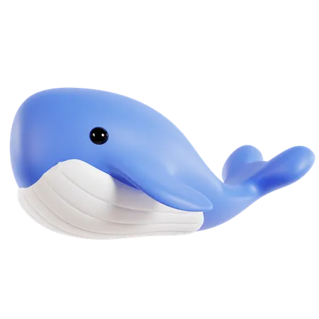 Whale  3D Icon