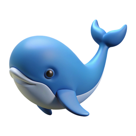 Whale  3D Icon