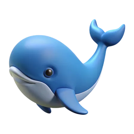 Whale  3D Icon