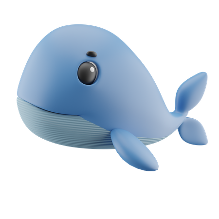 Whale  3D Icon