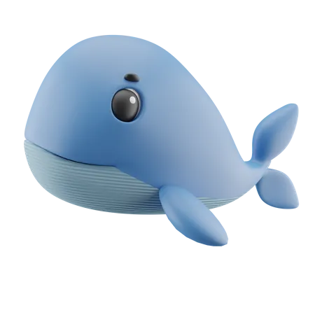 Whale  3D Icon