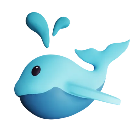 Whale  3D Icon