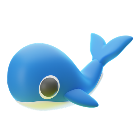 WHALE  3D Icon
