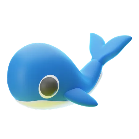 WHALE  3D Icon