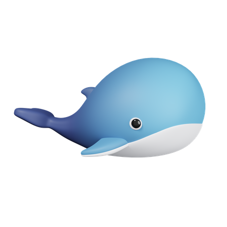 Whale  3D Icon