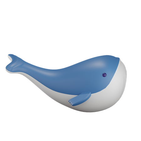 Whale  3D Illustration