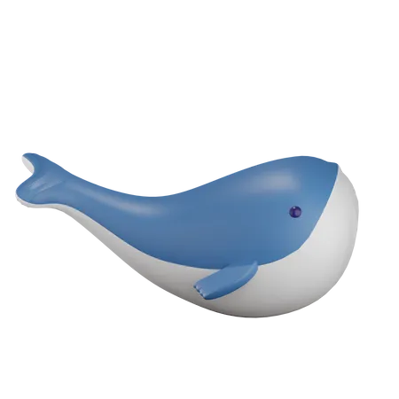 Whale  3D Illustration