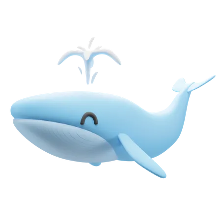 Whale  3D Illustration
