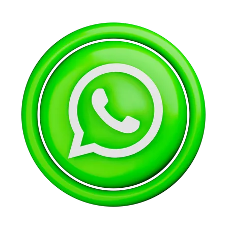 Whatsaap Logo  3D Icon