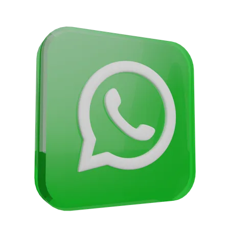 WhatsApp  3D Icon
